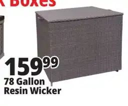 Ocean State Job Lot 78 Gallon Resin Wicker offer