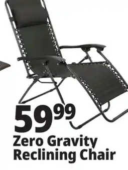 Ocean State Job Lot Zero Gravity Reclining Chair offer