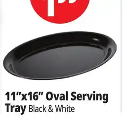 Ocean State Job Lot 11x16 Oval Serving Tray offer