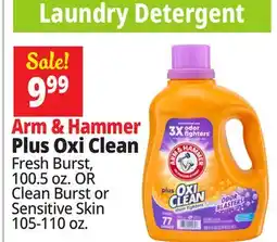 Ocean State Job Lot Arm & Hammer Plus Oxi Clean Stain Fighters Detergent 100.5 oz offer