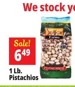 Ocean State Job Lot Setton Dry Roasted & Salted Pistachios 16 oz offer