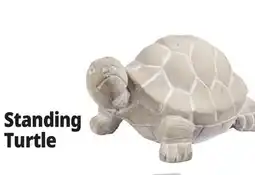 Ocean State Job Lot Standing Turtle Cement Statue Gray offer