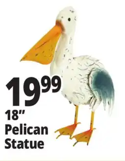 Ocean State Job Lot 18 Pelican Garden Statue offer