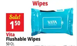 Ocean State Job Lot Vita Flushable Wipes offer