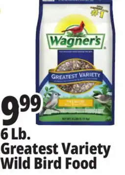 Ocean State Job Lot Wagner's Greatest Variety Deluxe Wild Bird Food 6 lbs offer