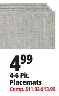 Ocean State Job Lot 4-6 Pk. Placemats offer
