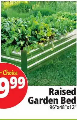 Ocean State Job Lot Galvanized Raised Garden Bed 96 x 48 x 12 offer