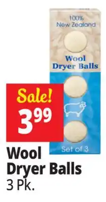 Ocean State Job Lot Wool Dryer Balls offer