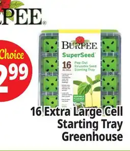 Ocean State Job Lot Burpee SuperSeed Pop-Out Reusable Seed Starting Tray 16XL-Cell offer