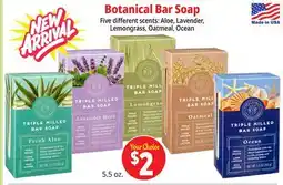 Ocean State Job Lot Botanical Bar Soap offer