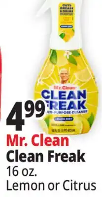 Ocean State Job Lot Mr. Clean Freak Lemon Zest Multi-Surface Cleaner 16 fl. oz offer