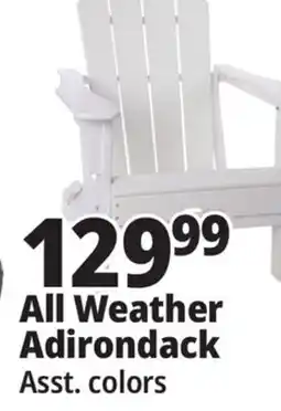 Ocean State Job Lot Folding Adirondack Chair White offer