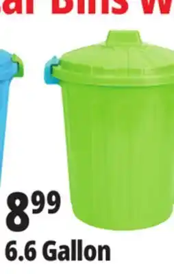 Ocean State Job Lot HemiCasa Medium Clear Oscar Bin with Lid and Handles offer