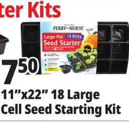 Ocean State Job Lot Ferry~Morse Large Pot Seed Starter 18-pots offer