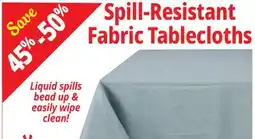 Ocean State Job Lot Luxe Home Linen-Look Fabric Tablecloth 70 offer