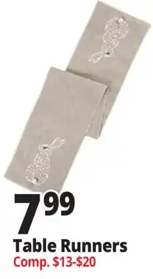 Ocean State Job Lot Table Runners offer