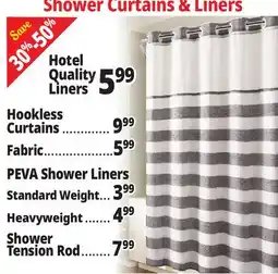 Ocean State Job Lot Shower Curtains and Liners offer