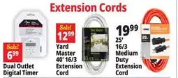 Ocean State Job Lot Extension Cords offer