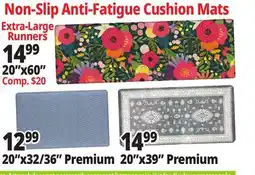 Ocean State Job Lot Anti-Fatigue Cushion Mats offer