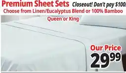 Ocean State Job Lot Premium Sheet Sets offer