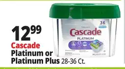 Ocean State Job Lot Cascade Platinum Fresh Scent Actionpacs Dishwasher Detergent 36 Count offer