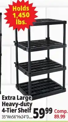 Ocean State Job Lot Maxit 5-Tier Heavy-Duty Plastic Shelving Unit offer