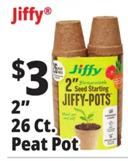 Ocean State Job Lot 2 Biodegradable Seed Starting Jiffy-Pots 26 Pots offer