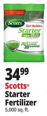 Ocean State Job Lot Scotts Turf Builder Starter Food for New Grass 5 000 sq ft offer
