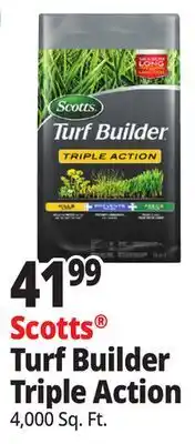 Ocean State Job Lot Scotts Turf Builder Triple Action Weed Control & Lawn Food 4 000 sq ft offer