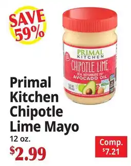 Ocean State Job Lot Primal Kitchen Chipotle Lime Mayo offer