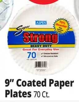 Ocean State Job Lot Aspen Super Strong Heavy-Duty 9 Paper Plates 70 Count offer