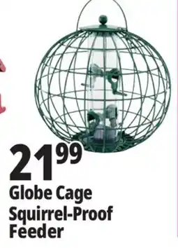 Ocean State Job Lot Yankee Trader Globe Cage Squirrel Proof Bird Feeder offer
