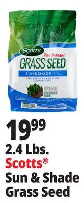 Ocean State Job Lot Scotts Turf Builder Sun & Shade Grass Seed 2.4 lbs offer