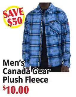 Ocean State Job Lot Men's Canada Gear Plush Fleece offer