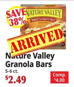 Ocean State Job Lot Nature Valley Granola Bars offer