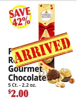 Ocean State Job Lot Ferrero Rocher Gourmet Chocolate offer