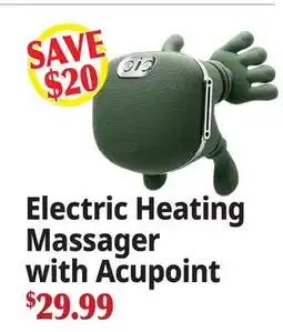 Ocean State Job Lot Electric Heating Massager with Acupoint offer