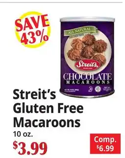 Ocean State Job Lot Streit's Gluten Free Macaroons offer