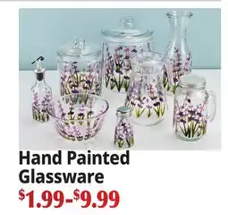 Ocean State Job Lot Hand Painted Glassware offer