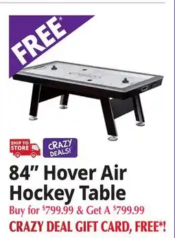 Ocean State Job Lot 84 Hover Air Hockey Table offer