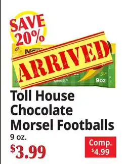 Ocean State Job Lot Toll House Chocolate Morsel Footballs offer