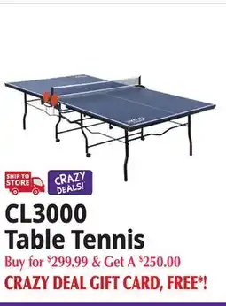 Ocean State Job Lot CL3000 Table Tennis offer