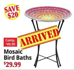 Ocean State Job Lot Mosaic Bird Baths offer