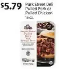 Aldi Park Street Deli Pulled Pork or Pulled Chicken offer