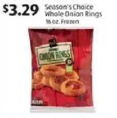 Aldi Season's choice whole onion rings offer