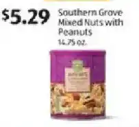 Aldi Southern Grove mixed nuts with peanuts offer
