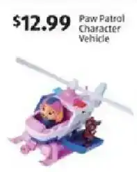 Aldi Paw Patrol Character Vehicle offer