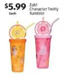 Aldi Zak! Character Twirly Tumbler offer