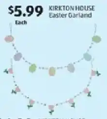 Aldi Kirkton house easter garland offer