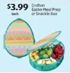 Aldi Crofton easter meal prep or snackle box offer